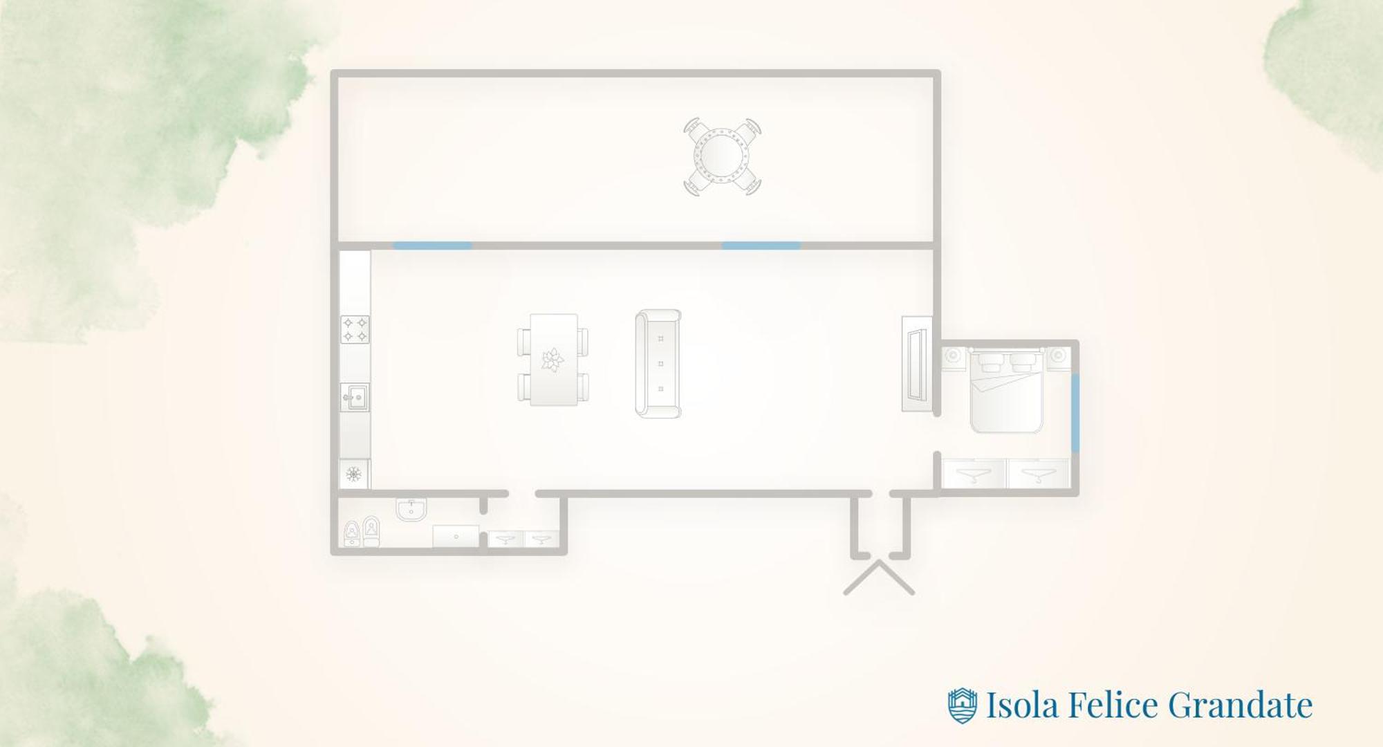 Isola Felice Grandate By Rent All קומו מראה חיצוני תמונה